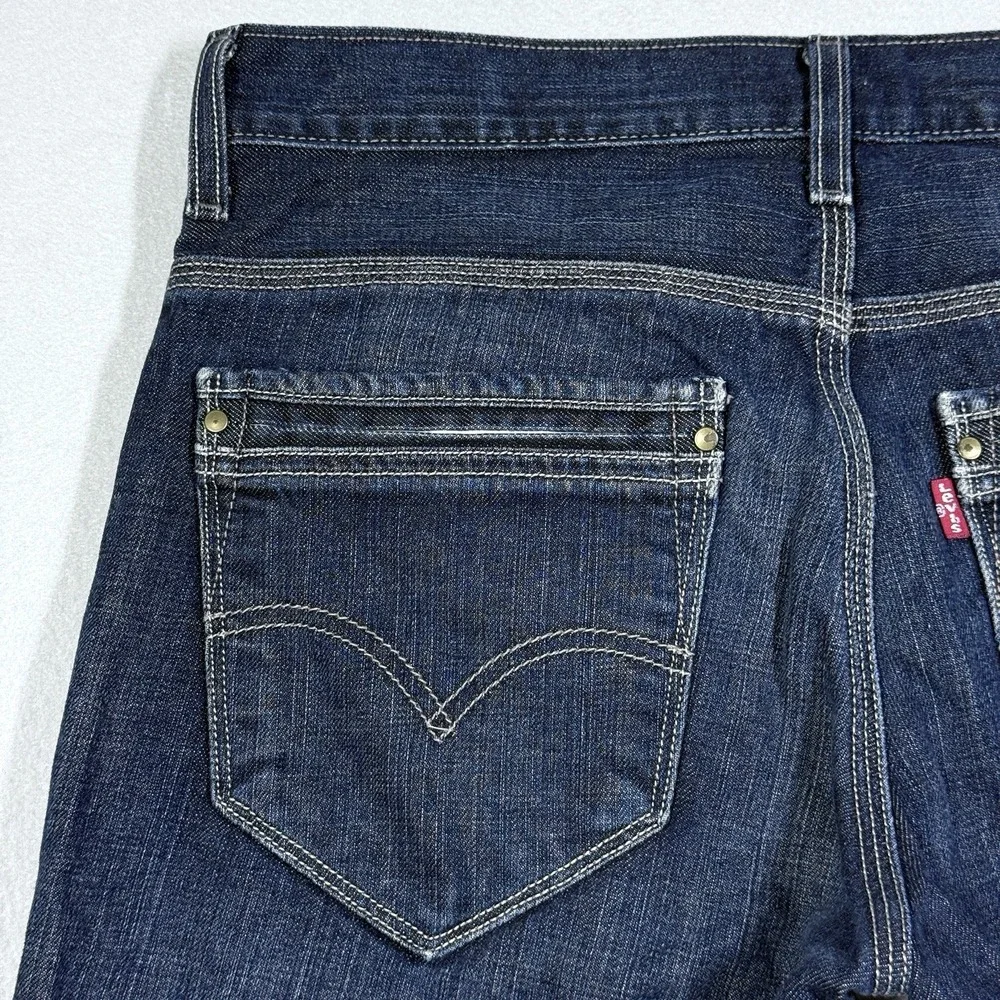 Levis 527 Jeans Mens 32x30 Boot Cut Dark Wash Western Denim Bootcut Y2K